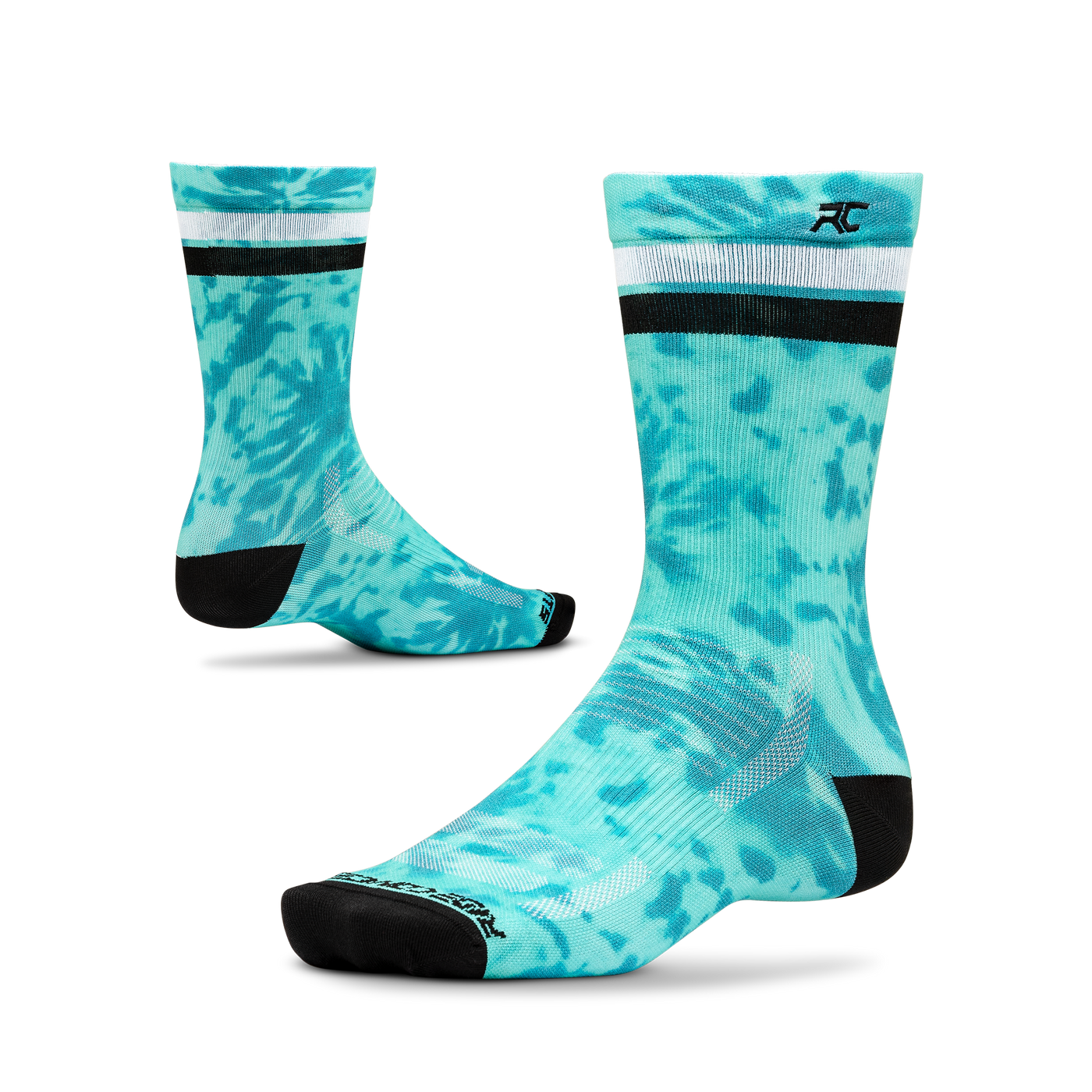 Ride Concepts Alibi MTB Sock Youth - Synthetic 8" - Blue