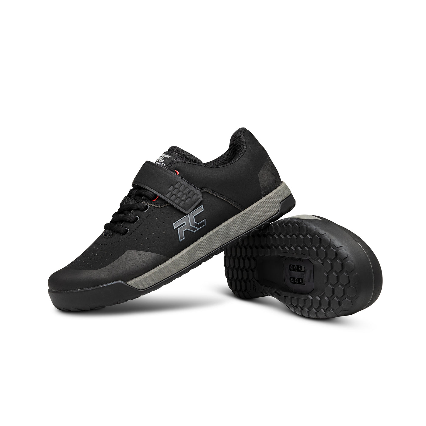 Ride Concepts Men's Hellion Clip MTB Shoe - Black and Charcoal